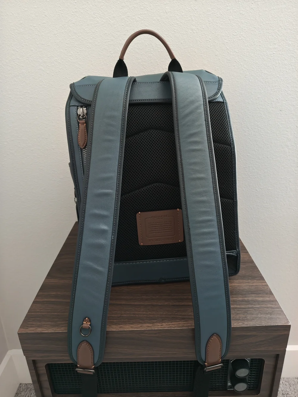 Coach League Leather Flap Backpack - Coach